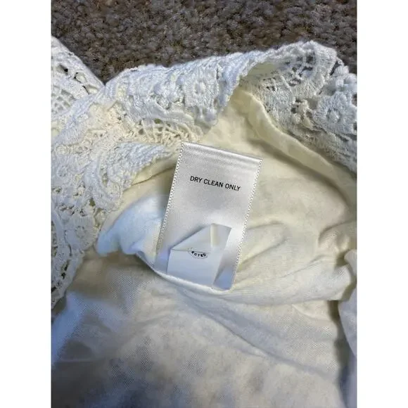 Banana Republic Womens Lace Overlay Pencil Skirt Taupe Size 10 Zip E156 - Picture 6 of 9